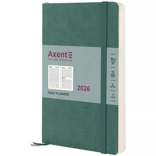 Щоденник 2026 Partner Soft Skin, 145*210, сіро-лазурний мініатюра фото 1 Щоденник 2026 Partner Soft Skin, 145*210, сіро-лазурний мініатюра фото 1