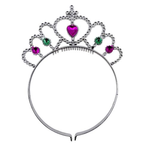 Святкова корона Серце рожеве 18 см  мініатюра фото 1