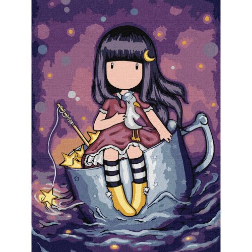Картина за номерами "A Nightʼs Quest Santoro Gorjuss Collection" 30х40 см  мініатюра фото 1