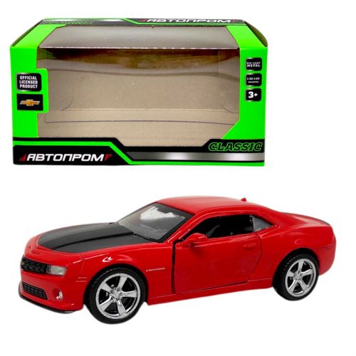 Машинка металева "Автопром.   Chevrolet Camaro" (ЧЕРВОНА)  мініатюра фото 1