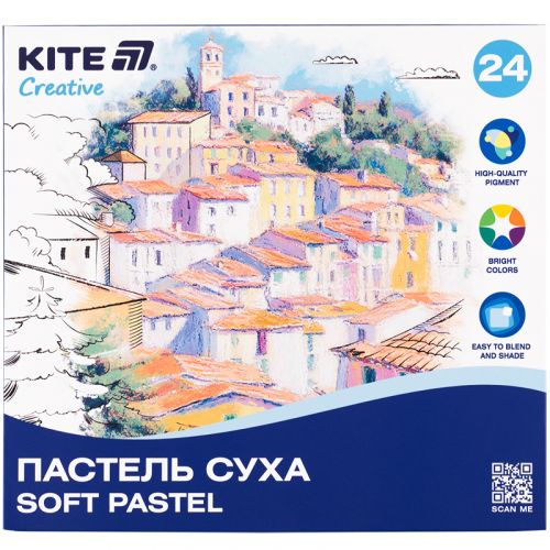 Пастель суха, 24 кольори Creative  мініатюра фото 1 Пастель суха, 24 кольори Creative  мініатюра фото 1