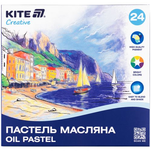 Пастель масляна, 24 кольори Creative  мініатюра фото 1 Пастель масляна, 24 кольори Creative  мініатюра фото 1