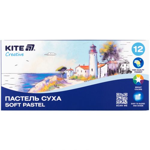 Пастель суха, 12 кольорів Creative  мініатюра фото 1 Пастель суха, 12 кольорів Creative  мініатюра фото 1