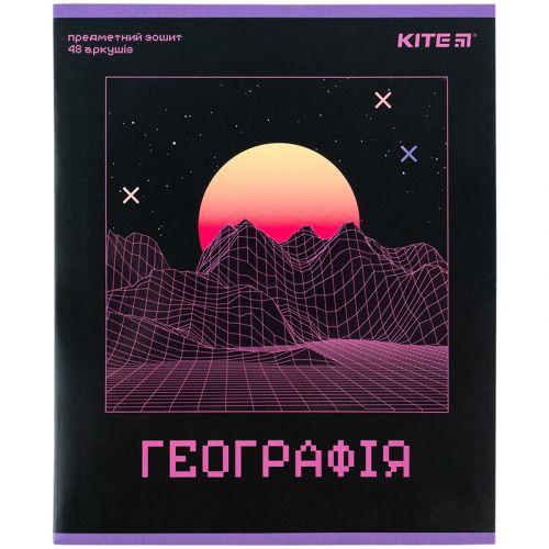 Зошит предметн.  48 арк. , кл. , УФ лак, Neo, географія  мініатюра фото 1