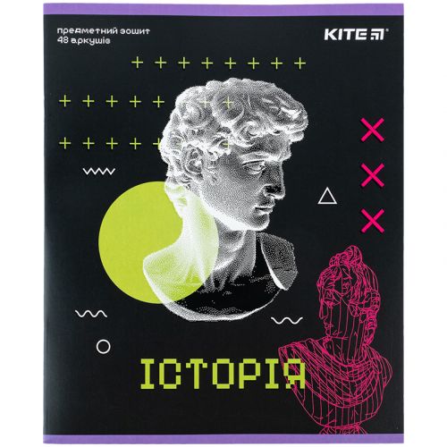 Зошит предметн.  48 арк. , кл. , УФ лак, Neo, історія  мініатюра фото 1