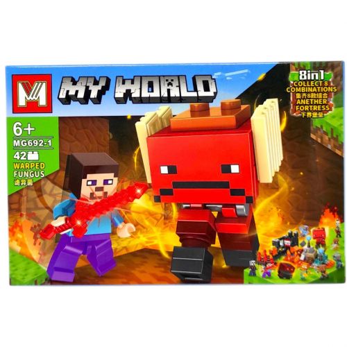 КОНСТРУКТОР MINECRAFT (37+ дет) (ВИД 1) фото