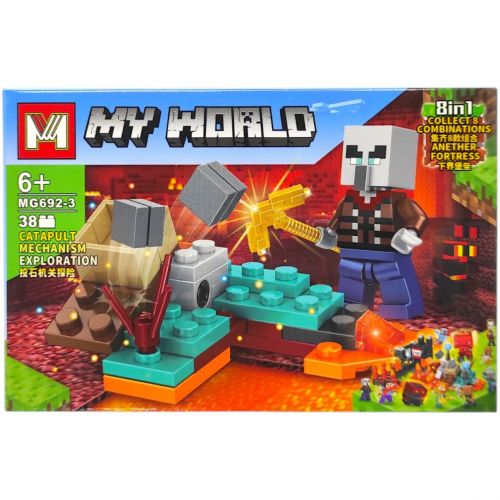 КОНСТРУКТОР MINECRAFT (37+ дет) (ВИД 3) фото