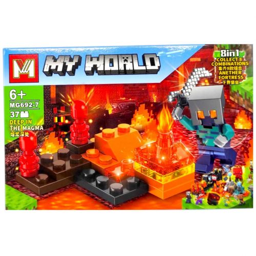 КОНСТРУКТОР MINECRAFT (37+ дет) (ВИД 7) фото