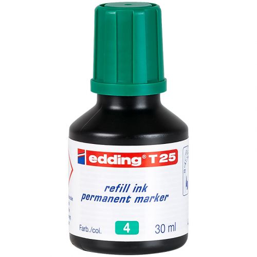 Чорнило для заправки Permanent e-T25 зелене мініатюра фото 1 Чорнило для заправки Permanent e-T25 зелене мініатюра фото 1