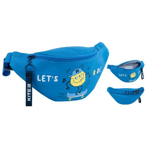 Сумка-бананка Kite дитяча 2577-2 Let's Ride мініатюра фото 1 Сумка-бананка Kite дитяча 2577-2 Let's Ride мініатюра фото 1