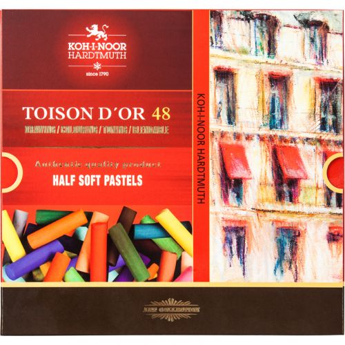 Крейда-пастель TOISON D'OR, 1/2, 48 кол. мініатюра фото 1 Крейда-пастель TOISON D'OR, 1/2, 48 кол. мініатюра фото 1