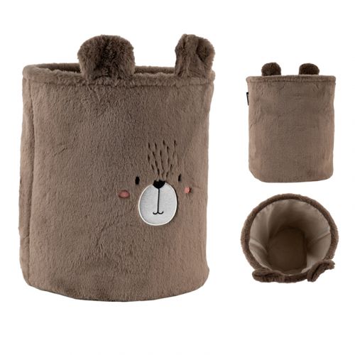 Кошик для зберігання 3100 Sweet Bear 30х35 см, плюшевий мініатюра фото 1 Кошик для зберігання 3100 Sweet Bear 30х35 см, плюшевий мініатюра фото 1