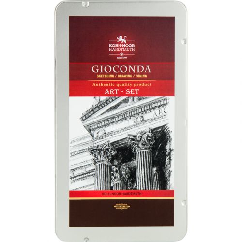 Набір художній Gioconda 8893, 10 предметів, мет. уп. мініатюра фото 1 Набір художній Gioconda 8893, 10 предметів, мет. уп. мініатюра фото 1
