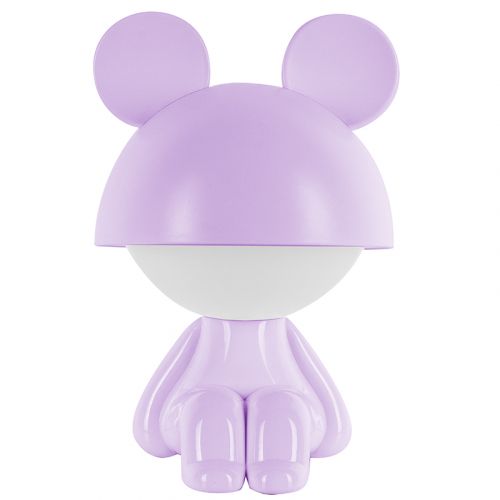 Світильник-нічник LED з акумулятором Cute Mouse, фіолетовий  мініатюра фото 1