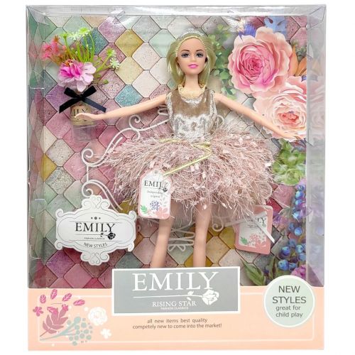 Лялька "Emily" висота 30 см, в коробці  мініатюра фото 1