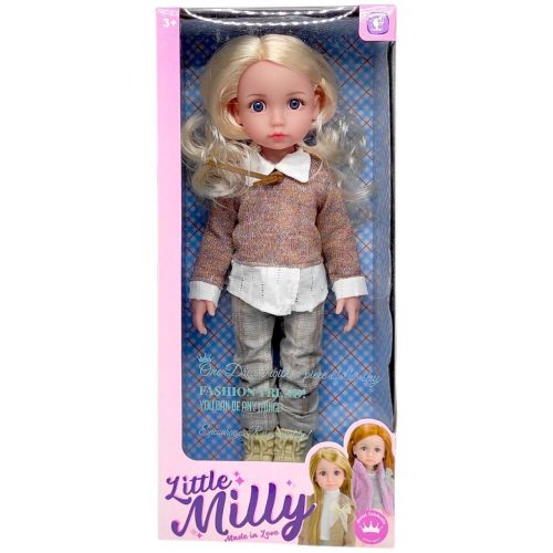 Лялька "Little Milly" знімний одяг, взуття, висота 38 см  мініатюра фото 1