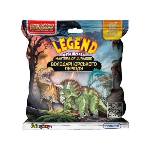 Стретч-іграшка у вигляді тваринної серії LEGEND OF ANIMALS МАКСІ – ВОЛОДИНИ ЮРСЬКОГО ПЕРІОДУ  мініатюра фото 1