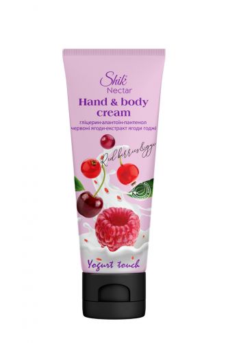 Shik Nectar YOGURT TOUCH Крем д/рук і тіла 75мл Червоні ягоди та екстракт годжі  мініатюра фото 1