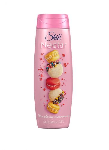 Shik Nectar гель д/душа 400г Strawberry macaroons  мініатюра фото 1