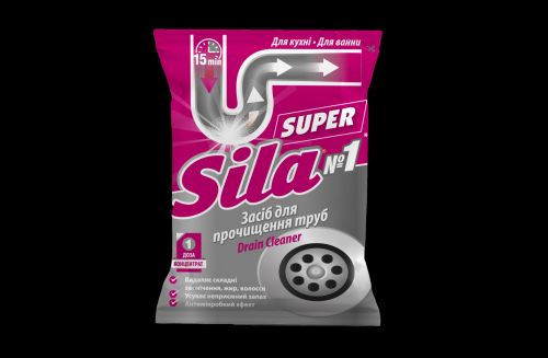 Sila засіб д/прочищення труб 70г Super. №1 в п/пакеті  мініатюра фото 1