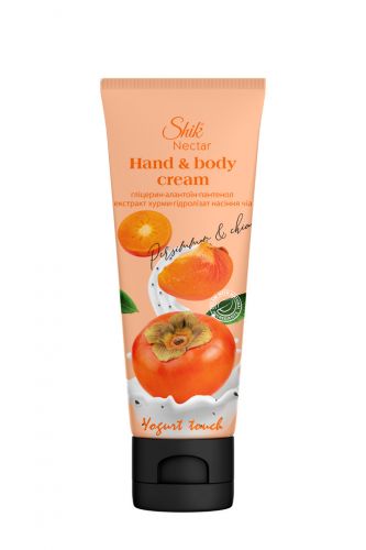 Shik Nectar YOGURT TOUCH Крем д/рук і тіла 75мл Екстракт хурми та гідролізат насіння чіа  мініатюра фото 1