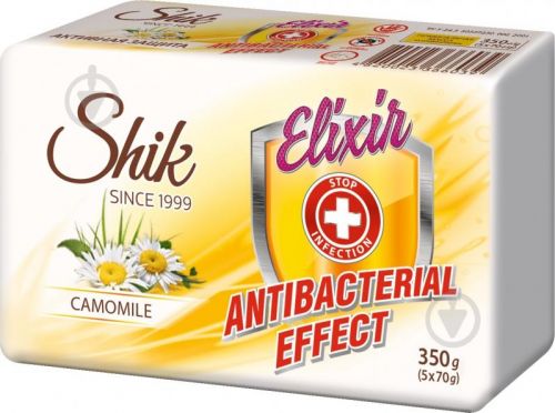 Мило антібактеріальне "ELIXIR" 5*70г Ромашка  мініатюра фото 1