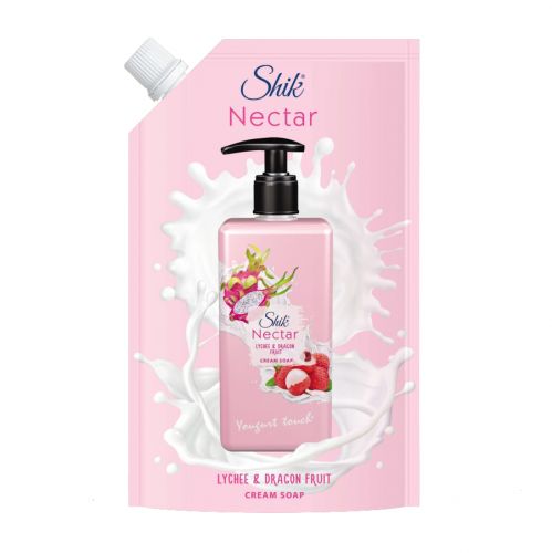 Рідке крем-мило "Shik Nectar", дой-пак 460 мл, лічі та пітахайя  мініатюра фото 1