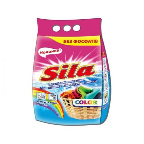 Sila пральний порошок 1,5кг Color  мініатюра фото 1