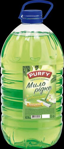 Рідке мило "Purfy" 4кг універсальне  мініатюра фото 1