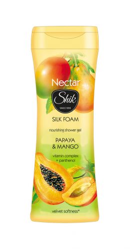 Гель для душа "Shik Nectar" 250г Папайя & манго  мініатюра фото 1