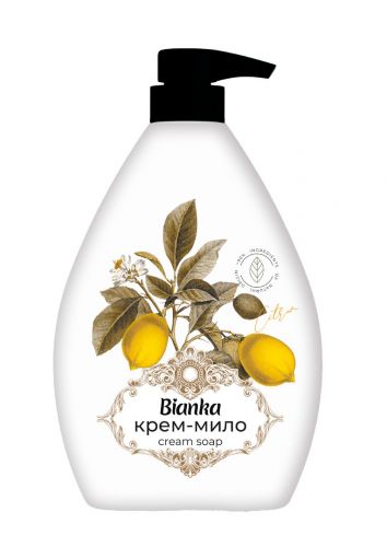 Крем-мило рідке "Bianca Citron" 900мл в полімерній пляшці  мініатюра фото 1