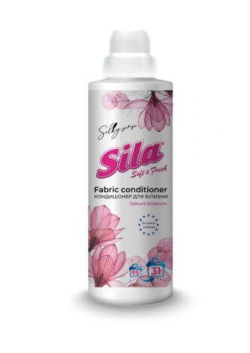 Кондиціонер-ополіскувач д/тканин "Sila Silky sense" 0,925л мініатюра фото 1 Кондиціонер-ополіскувач д/тканин "Sila Silky sense" 0,925л мініатюра фото 1