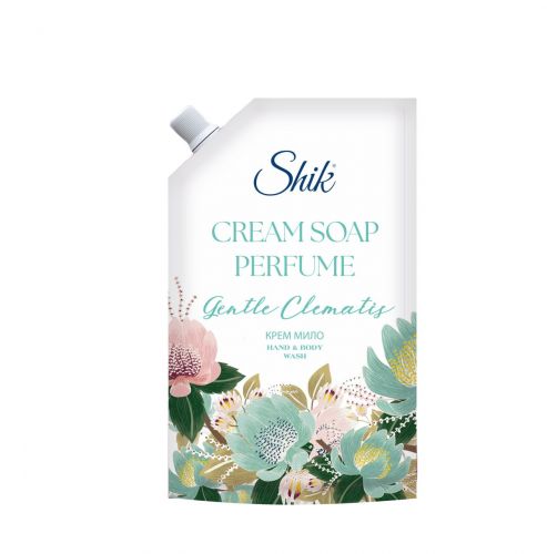 Рідке крем-мило "Shik" дой-пак 900г Gentle Clematis  мініатюра фото 1