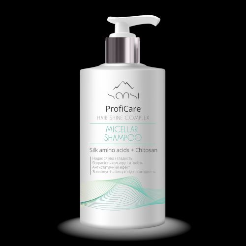 Міцелярний шампунь "Sansi ProfiCare Hair" 900мл shine complex  мініатюра фото 1