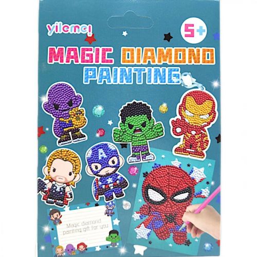 Уцінка. Алмазна мозаїка "Magic Diamond Painting: Супергерої" - Помята упаковка, фото