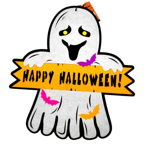 Декор з фетру 3мм "Привид Happy Hellowееn" ХН-100  мініатюра фото 1