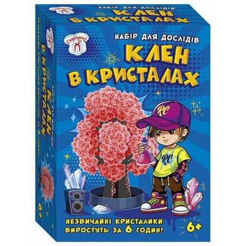 Набір для експериментів.  Клен в кристалах.  (червоне)  мініатюра фото 1