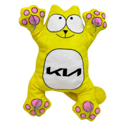 Котик Саймон на присосках 24 см KIA (ЖОВТИЙ)  мініатюра фото 1