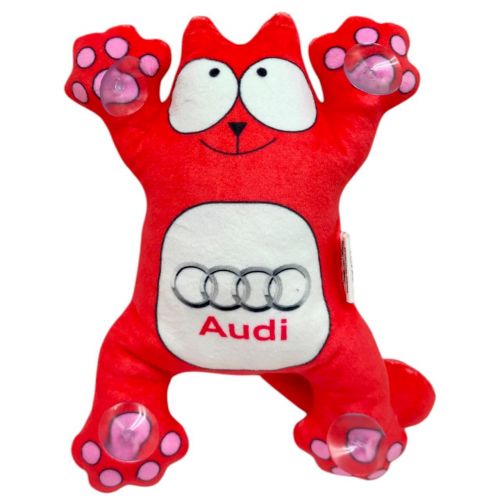 Котик Саймон на присосках 24 см AUDI (ЧЕРВОНИЙ)  мініатюра фото 1