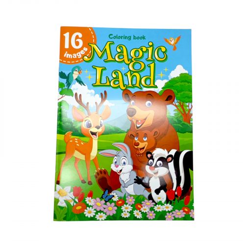 Розфарбовка, 210х297 мм,(MAGIC LAND)  мініатюра фото 1