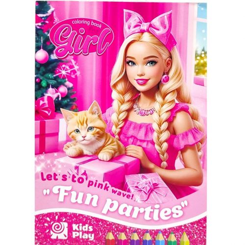 Розфарбовка, 210х297 мм (FUN PARTIES)  мініатюра фото 1