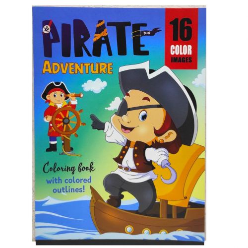 Розфарбовка,210х297 мм (PIRATE ADVENTURE)  мініатюра фото 1