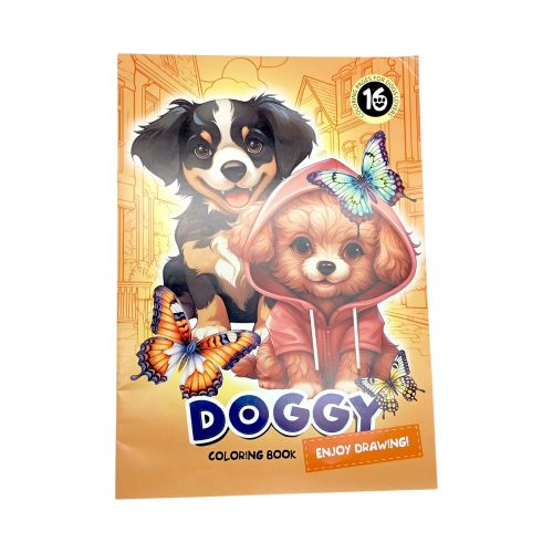 Розфарбовка, 210х297 мм, (DOGGY ВИД1) мініатюра фото 1 Розфарбовка, 210х297 мм, (DOGGY ВИД1) мініатюра фото 1