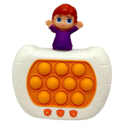 Електронна гра "Finger Press Pop-It Console.  Крижане серце.  АННА" (фігурка героя, 4 режими, англ) MIC  мініатюра фото 1