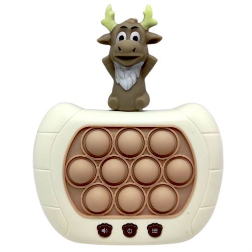 Електронна гра "Finger Press Pop-It Console.  Крижане серце.  Свен" (фігурка героя, 4 режими, англ)  мініатюра фото 1