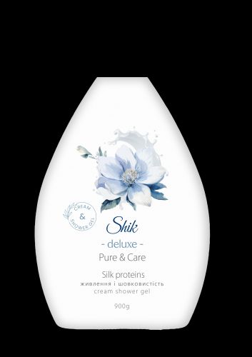 Гель для душу "Shik" 900г Deluxe Протеїни шовку  мініатюра фото 1