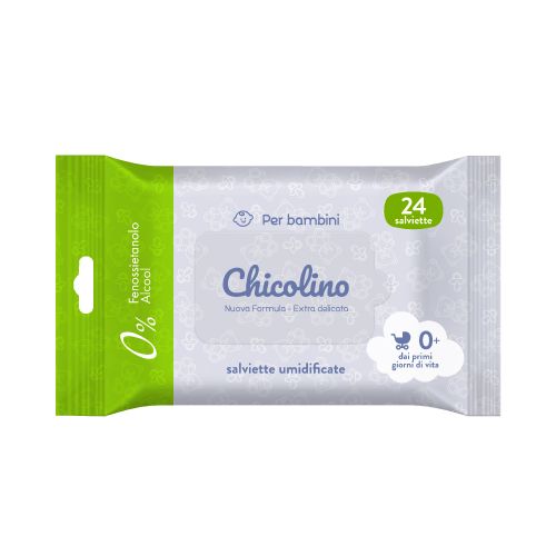 Серветка волога для дітей Chicolino, 24 шт  мініатюра фото 1