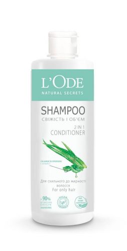 L'Ode Natural secrets шампунь 400г кг для схильного до жирності волосся  мініатюра фото 1