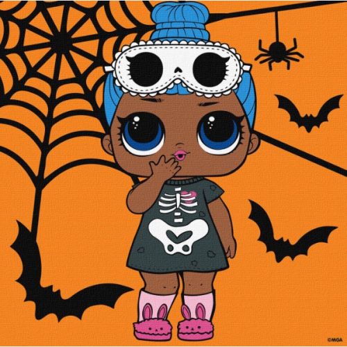 Картина за номерами "L. O. L.  Surprise! Sleepy Bones" 25x25см  мініатюра фото 1