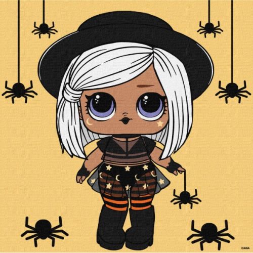 Картина за номерами "L. O. L.  Surprise! Witchay Babay" 25x25см  мініатюра фото 1